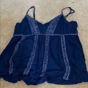 Navy America eagle tank top